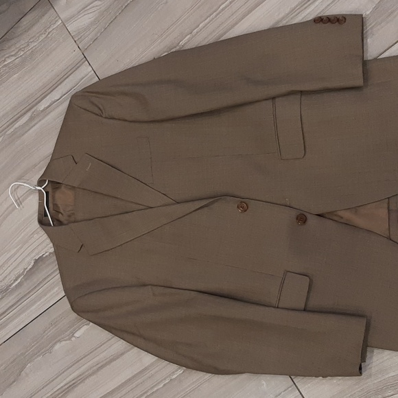 Men ralph lauren suit light green 100%soft wool excellent condition - Picture 7 of 9